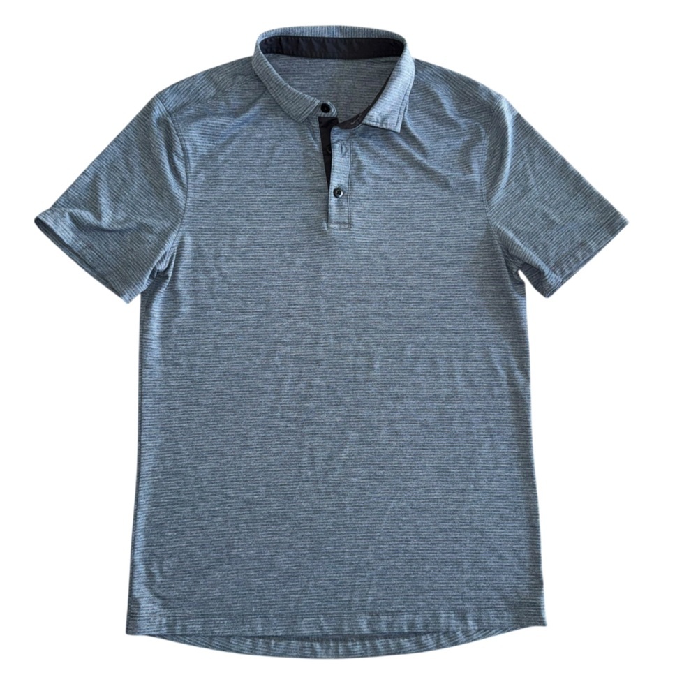 Lululemon Evolution Polo Indochine Blue Mens Medium